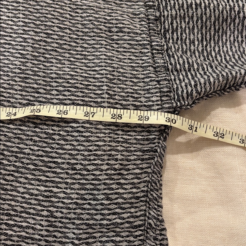 Flax Black and Gray Textured Cowl Neck Blouse - Picture 7 of 10